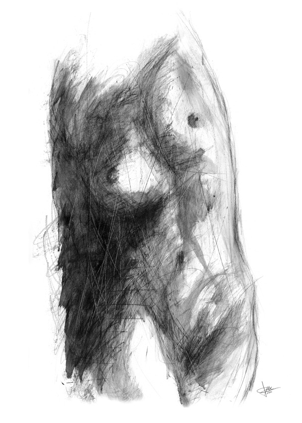 lllnomadlll:  Light and Shadow | Graphite on Paper Artprint by FineArtAmerica available