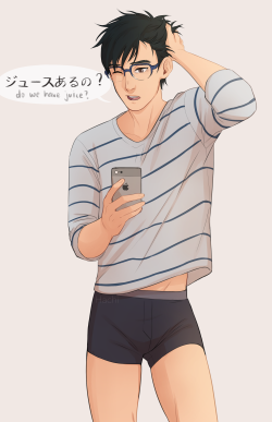 hachidraws:  It’s laundry day (aka, accidentally