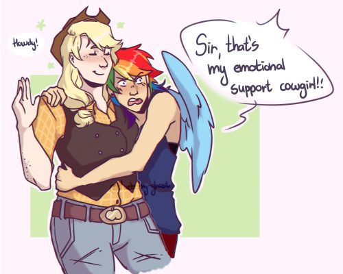 blueberry-ghost: Emotional support cowgirl!! Commission info / Ko-fi