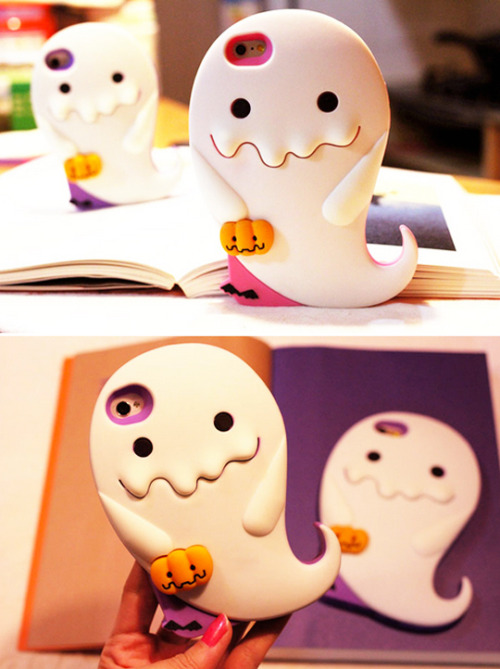 skinsrocks:  Halloween Baby Ghost Phone Case! (glows in the dark!) Free shipping & Available for:   iphone 6 // iphone 6 plus 