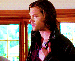  Sam Winchester + Anti-Possession Tattoo. 