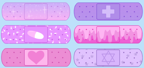 eternalbattoru: bandaid designs ???