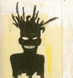 artimportant:  Jean-Michel Basquiat - autoportrait, 1985  