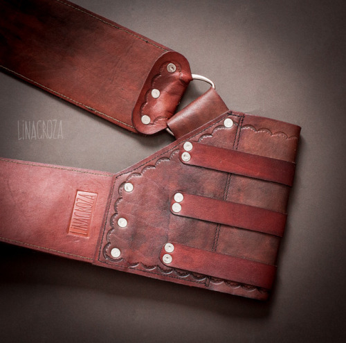 Genuine leather pirate baldric.Design and craft - Lina Groza www.instagram.com/lina_groza/ M