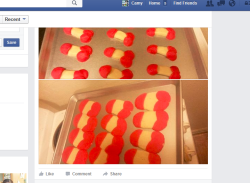 so I posted those dick cookies to facebook-And