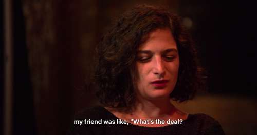 lesbiantahani:Jenny Slate, Stage Fright (2019)