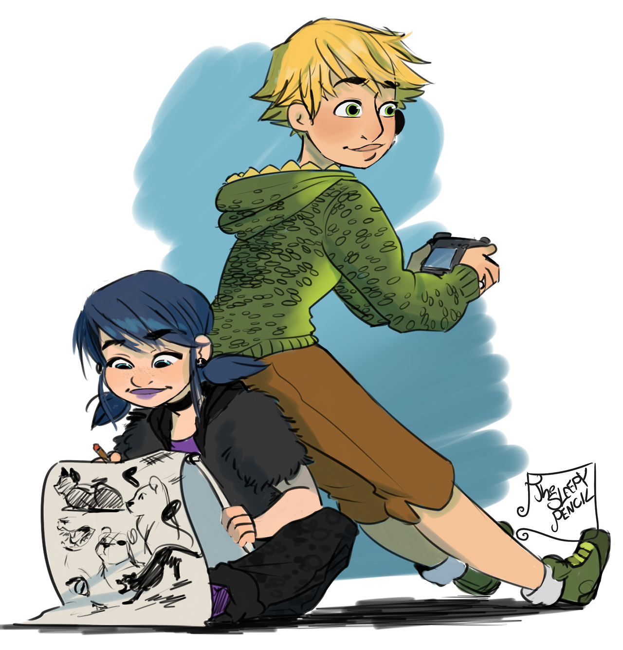 thesleepypencil:  a brand new set of Akuma fashion! in a brand new look. 