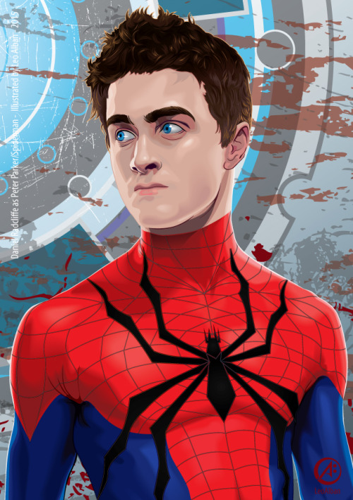 Daniel Radcliffe as Peter Parker/Spiderman for the MCU...