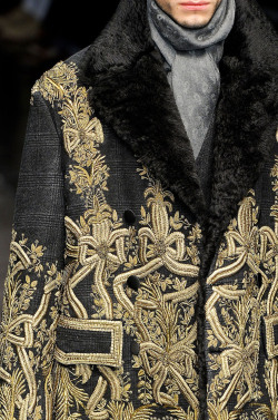 monsieurcouture:  Dolce And Gabbana F/W 2012 Menswear Milan Fashion Week 