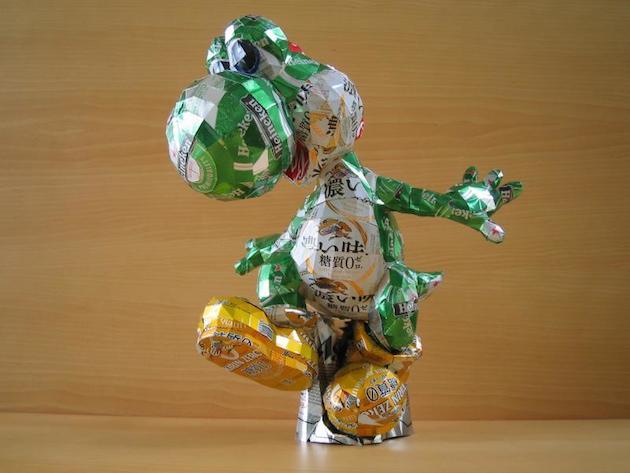 mymodernmet:  Japanese artist Makaon transforms discarded aluminum cans into delightful