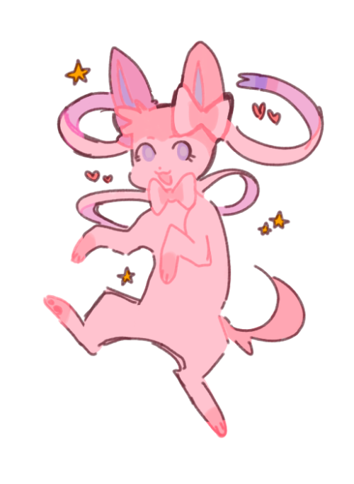 ace930615:first time drawing sylveon !