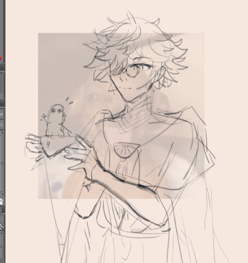 Qifrey From Witch Hat Atelier Sketch! How Come I Draw My Ideas So Accurately When It's Intended To Be