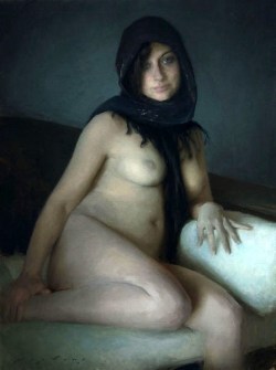 artbeautypaintings:  Grey nude - Jeremy Lipking