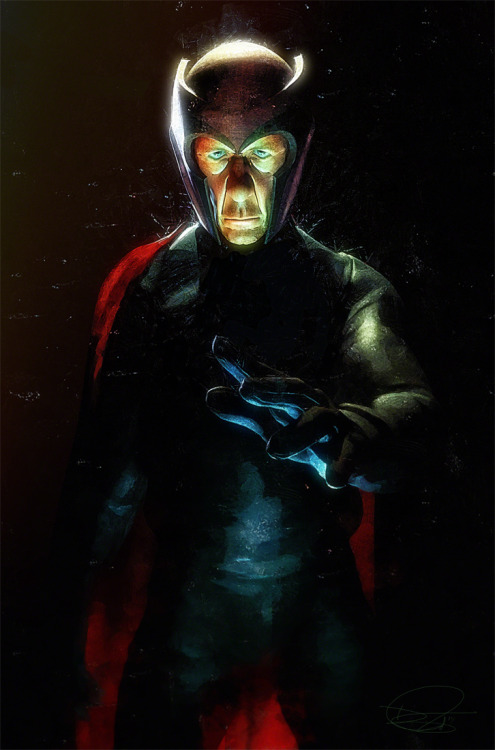 Erik Lehnsherr | Magneto – By Daniel Murray of Maine, United States (via @GeeksNGamers) Artist