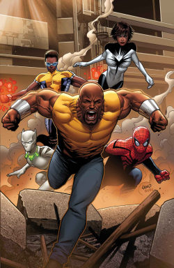 thezodiack:  Mighty Avengers Vol.2 #1 cover by Greg Land