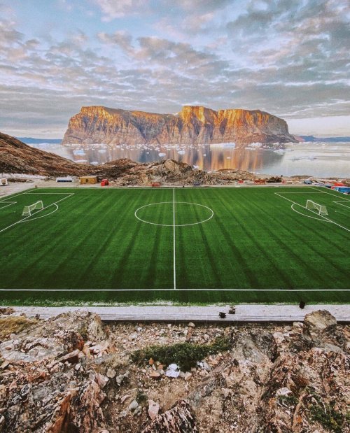 football field l Uummannaq© Ulannaq Ingemann