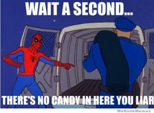 daily-superheroes:  This has, and always will be my favorite 60’s Spiderman Meme. http://daily-superheroes.tumblr.com/