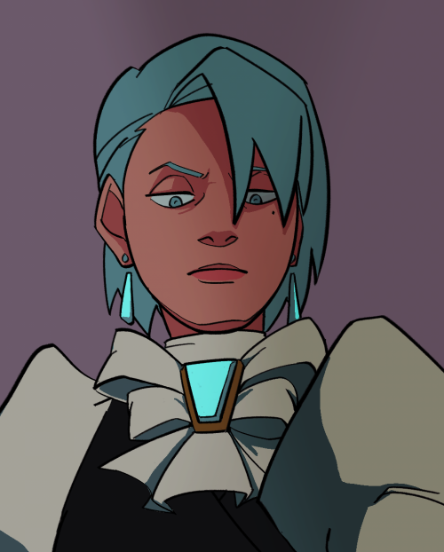 emuthis:my take on timeskip franziska… i literally just gave her half of the mcdonalds hair a