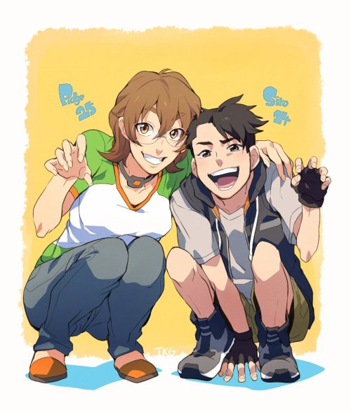 bext-k: goldenasianart:  bext-k:  jojojam:  bext-k:  dtlol:  Shiro-Pidge Age Swap, by TKG. t