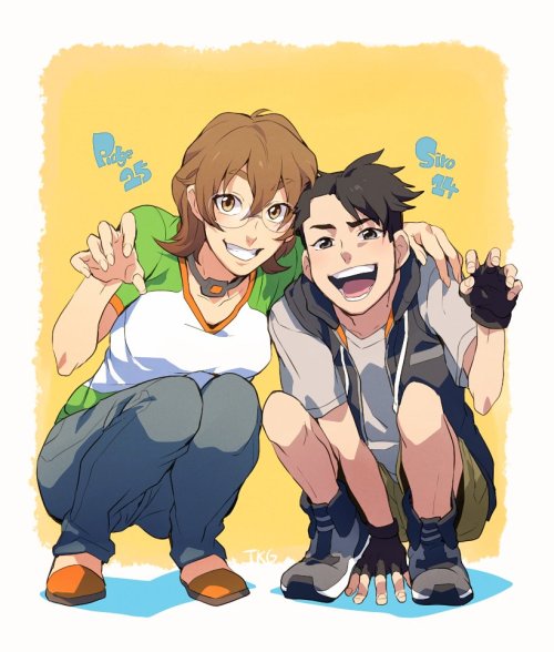 bext-k: goldenasianart: bext-k: jojojam: bext-k: dtlol: Shiro-Pidge Age Swap, by TKG. t