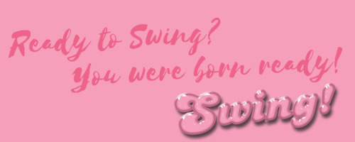 swinggoodtime:  You know you are ready…Swing! 💋   ASwingingGoodTime.com