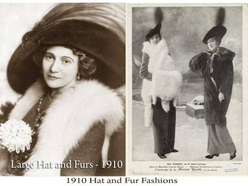 1900-1910 - Women&rsquo;s hats Source