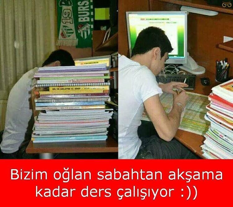 Bizim oğlan sabahtan...