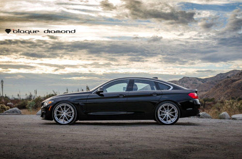 2016 BMW 430i Fitted With 22 Inch BD-23’s in Silver w/ Chrome SS LipBMW and luxury are two words tha