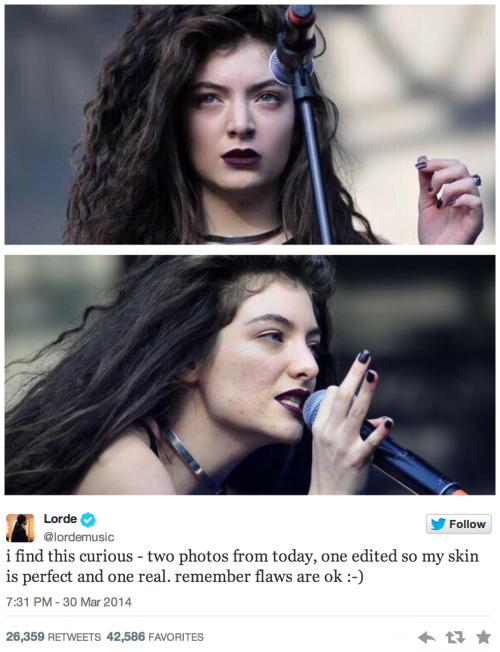 runningkeepsmecalm:So strong of her to post both and call out the media twisting our perception