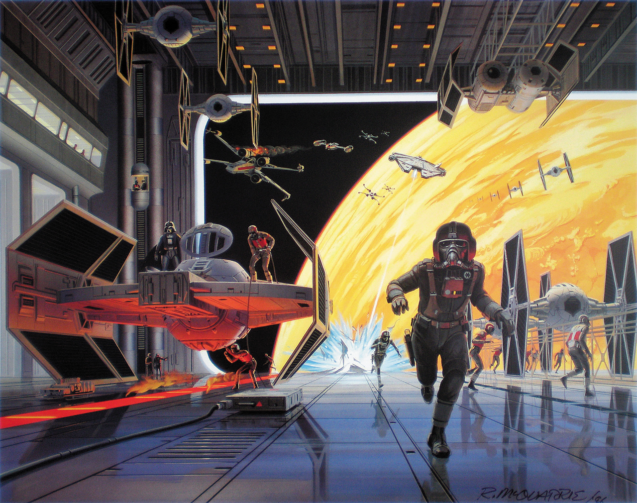 talesfromweirdland:  Colorful Ralph McQuarrie art for Star Wars toy packaging.  (The