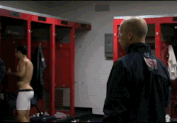 sportmen-bulge:  players in the locker room