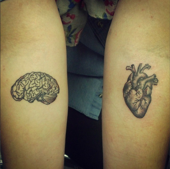 Hand Brain and Heart tattoo by ponydroid  Fur Affinity dot net