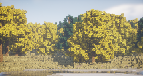 obscure-rain:A yellow wood ~Messing around with biome colors.