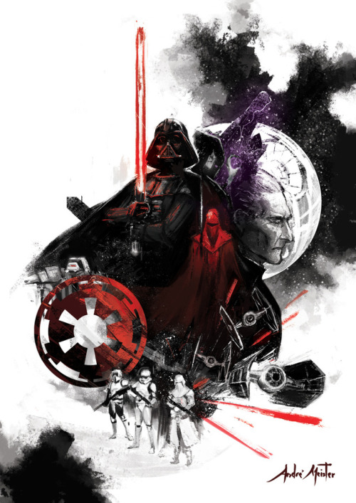 darthluminescent:Star Wars // Rebellion &amp; Empire // byAndré Meister