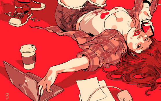 artforadults:  by the great Tomer Hanuka, follow tomer on tumblr 