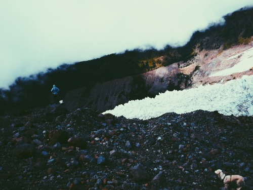 adventureovereverything: Mount Baker in the fog