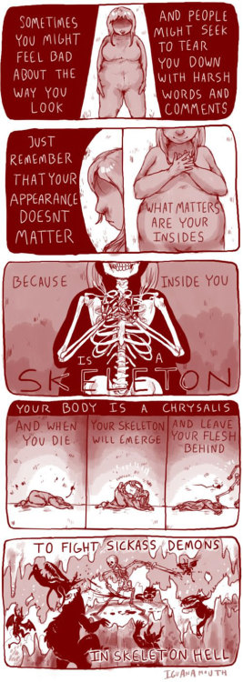 funnyandhilarious:What Matters Are Your Insides »