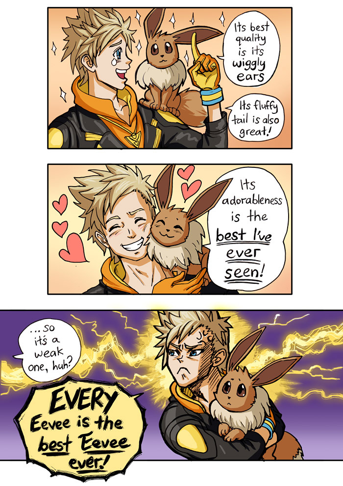 risachantag: You were going to turn it into candy, weren’t you? *confiscates Eevee*