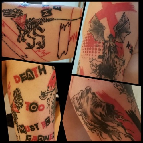 2nd session down and One more to go! #TrashPolka #Velociraptor #JurassicPark #JeepersCreepers #Horro