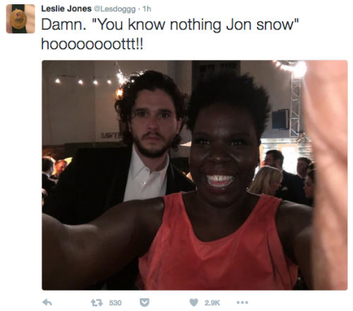 mtv:buzzfeedau:Leslie Jones’s twitter feed is the only Emmy coverage worth reading.can we get leslie