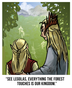 electrofall:  &ldquo;What the fuck did I say&rdquo; Well congrats, Wendy! Not only did I draw Tolkien fan art for the first time in my life  just for you, I also made it a comic! So happy (late) birthday! I had something fluffier in mind, but then I