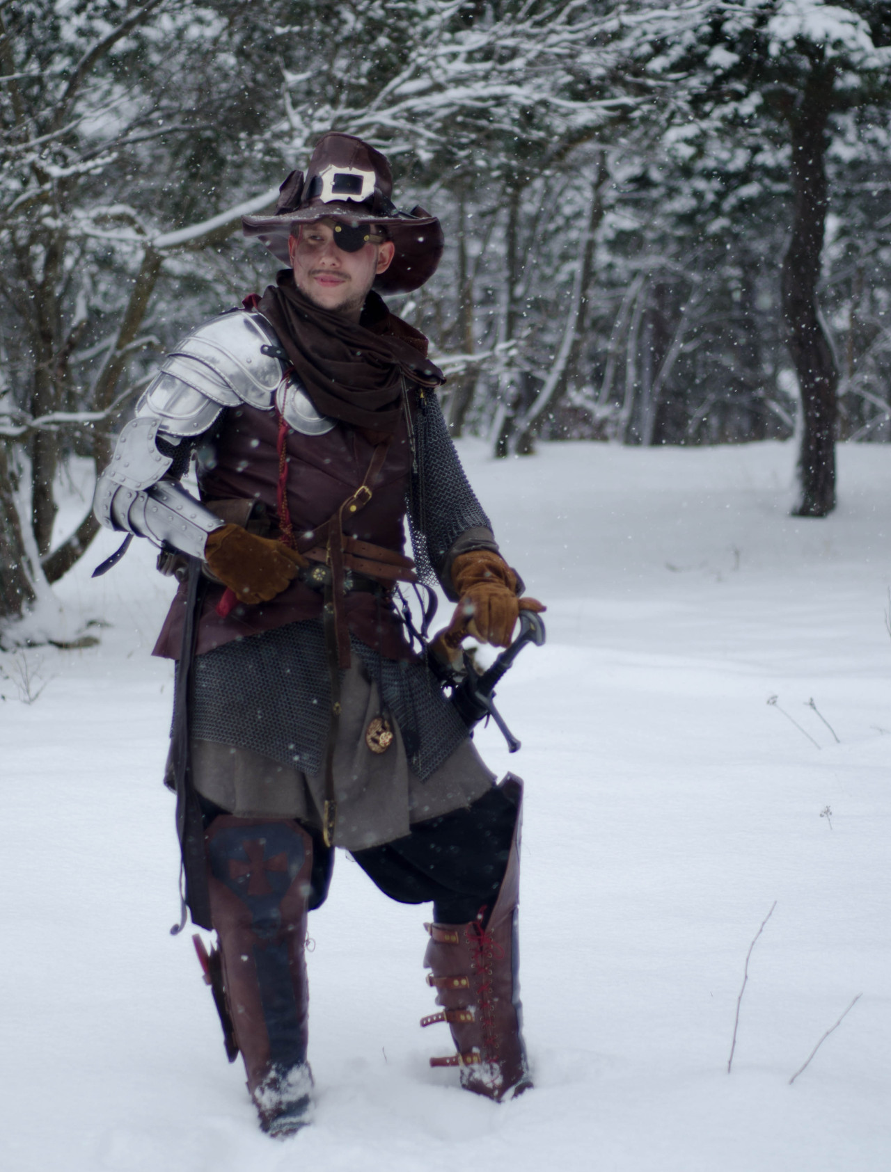 davio3d:  Witch hunter gearMe in my larp gear for my witch hunter role. Most of it