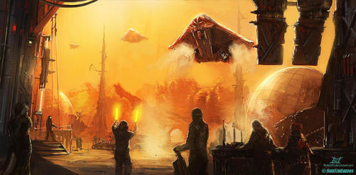 digitalessence:“Burning Suns” board game illustrations byCaner Inciucu aka Redan23.