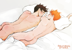 reallyporning: soft kagehina is my favorite