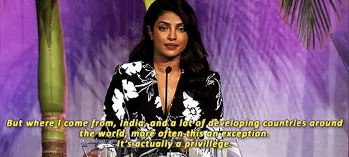 fierceaskatniss:Priyanka Chopra delivers speech at Variety’s “Power of Women”