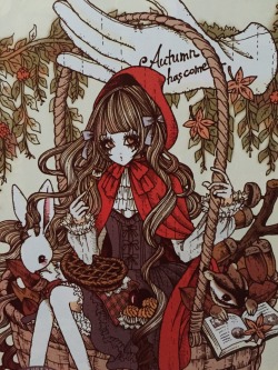 xtoxictears:  apple-hime:  Autumn and winter illustrations by Yoh.  Favourite art 