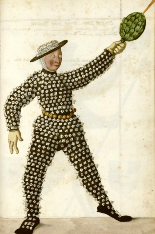 Radical Fashion from the Schembart Carnival (1590)Illustrations from a 16th-century manuscript detai