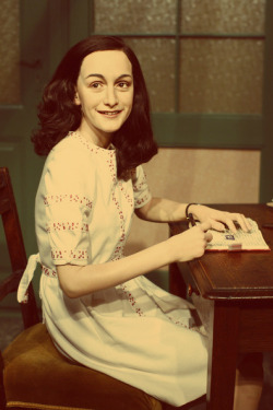 shelbyscoloringbook:  The Anne Frank wax