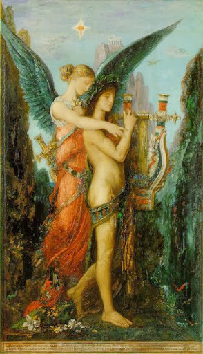 cabeza-de-la-hidra:  Gustave Moreau, supongo que un cuadro sobre Orfeo.
