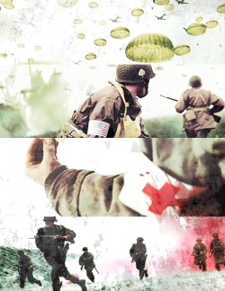 moonflowermonster:   FANGIRL CHALLENGE - 1 of [10] TV shows: Band of Brothers.  &ldquo; For he today that sheds his blood with me shall be my brother. &rdquo; 